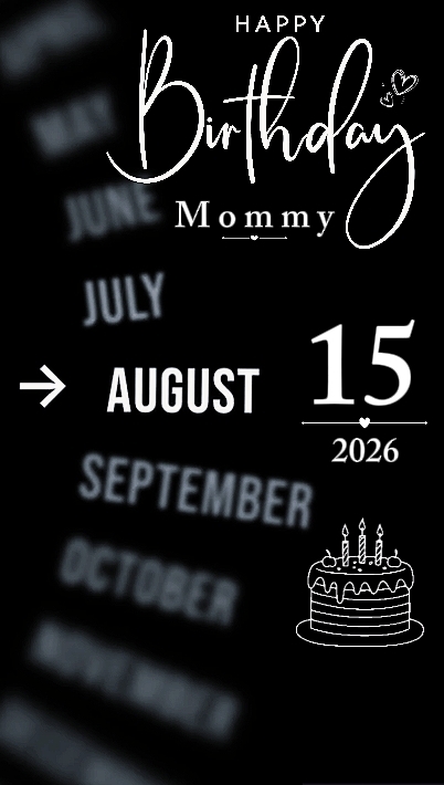 ANIVERSÁRIO MAMÃE 15 DE AGOSTO