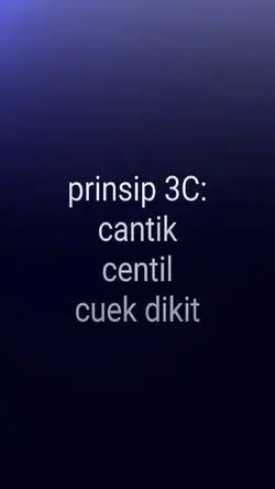 cantik centil cuek