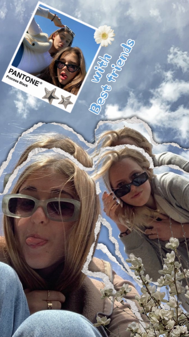 7. with friends 