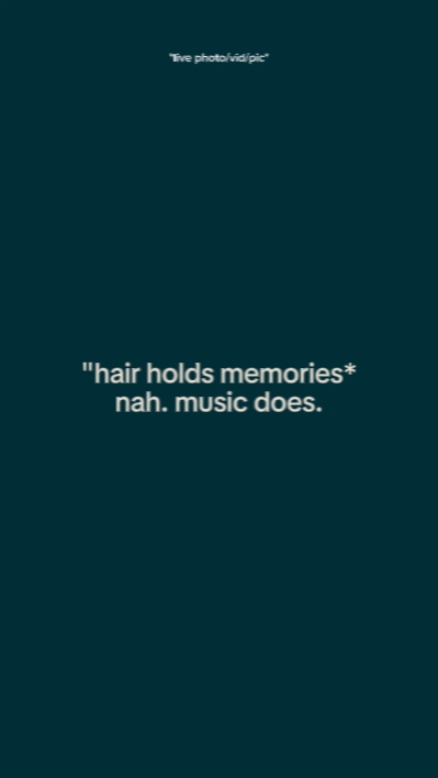 El cabello tiene recuerdos