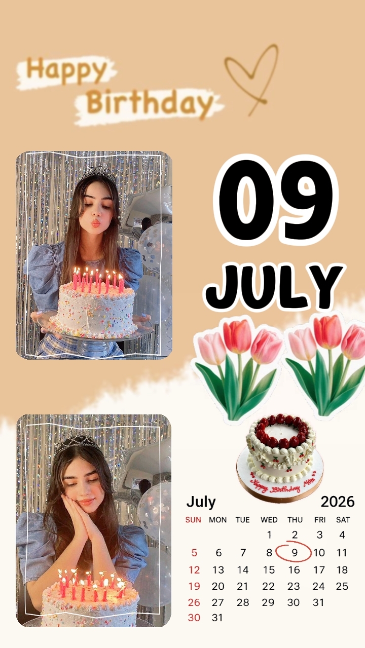 happy birthday 9July