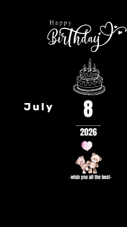 happybirthday 8 july