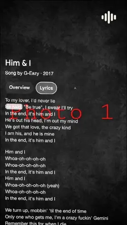 Him and I Lyrics 