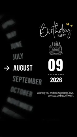 Birthday 09 August