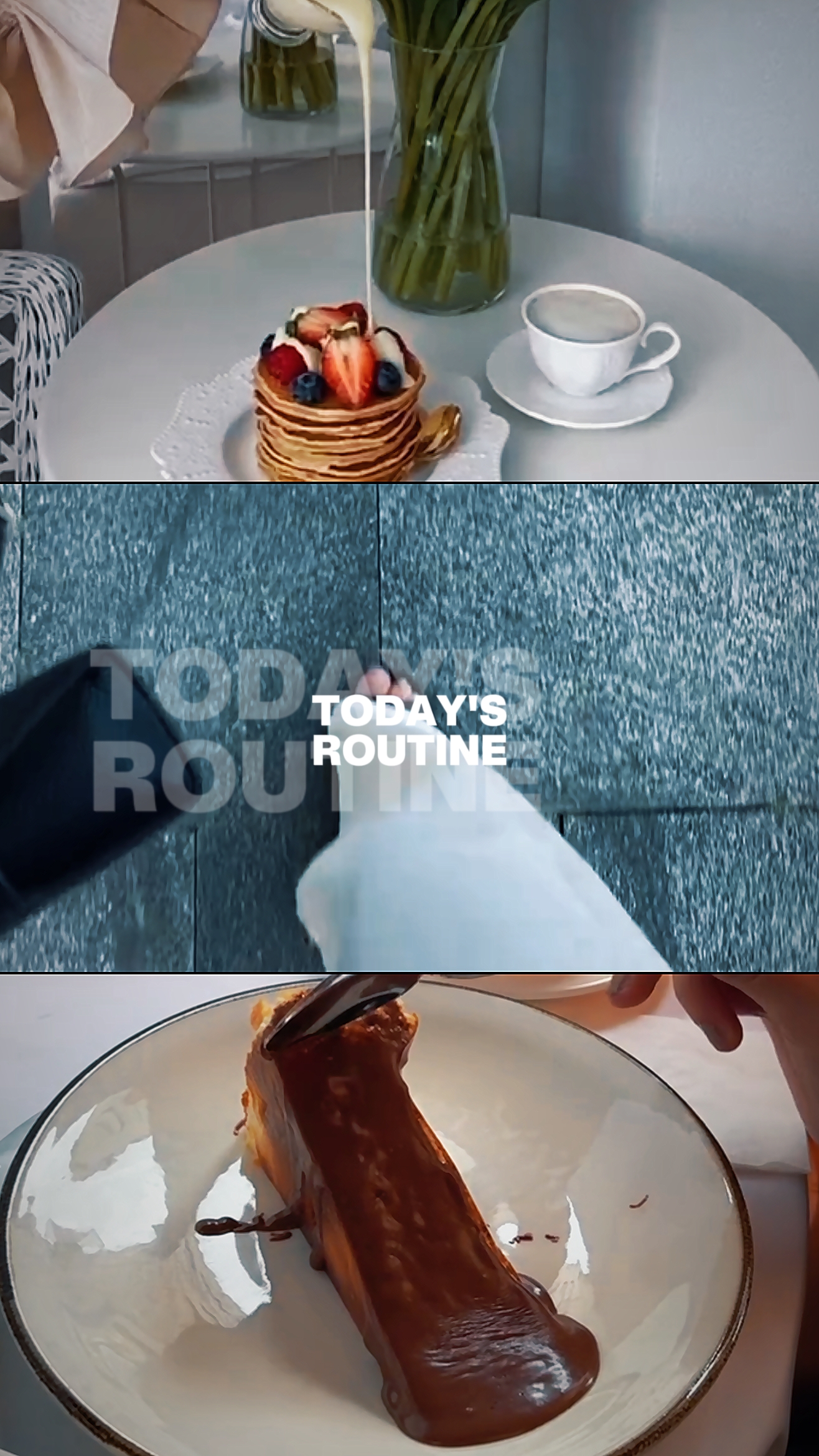 today's routine