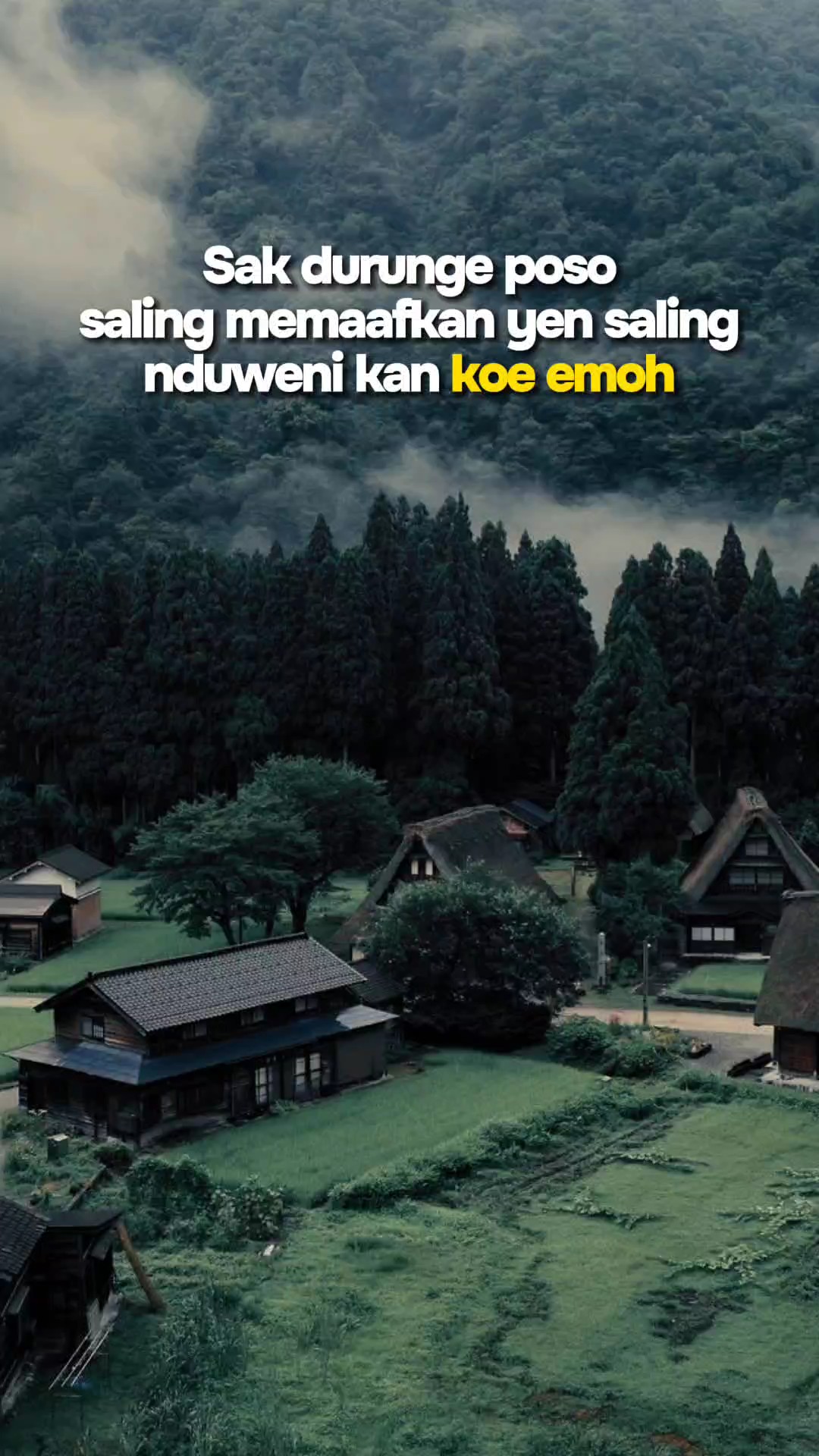 Sak durunge poso