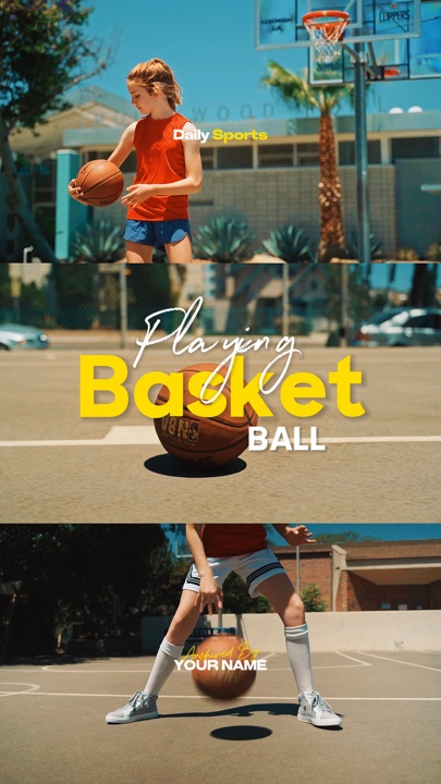 Playing Basketball 