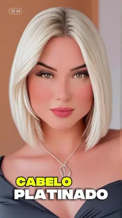 cabelo platinado