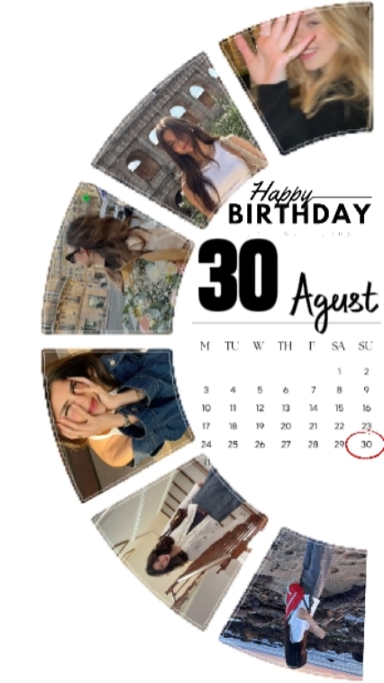 CUMPLEAÑOS 30 DE AGOSTO 