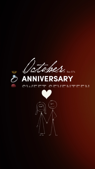 October Anniversary