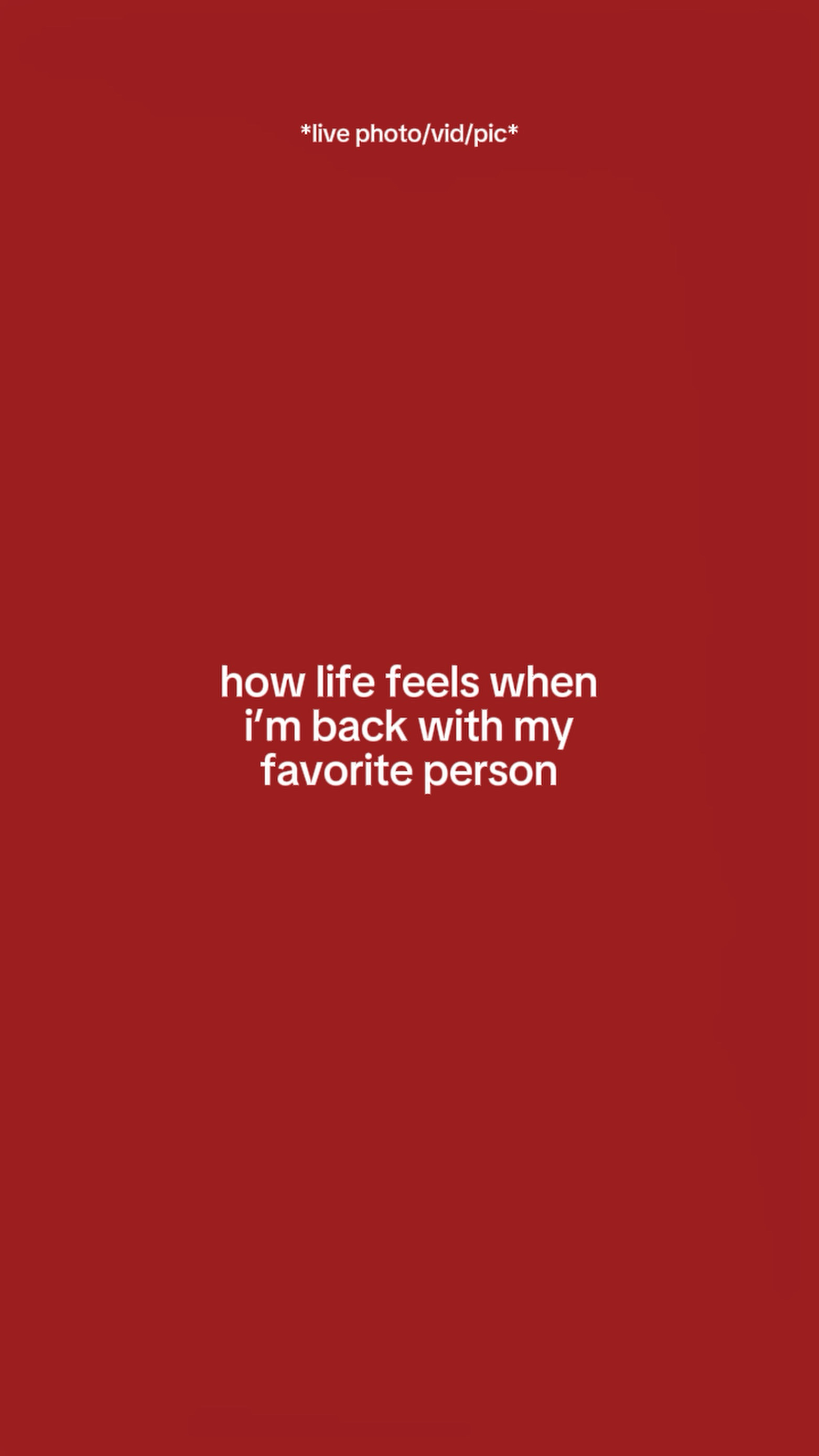 how life feels when 