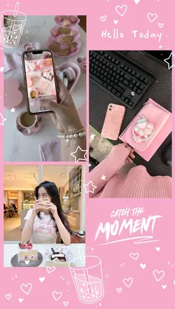 cute pink frame