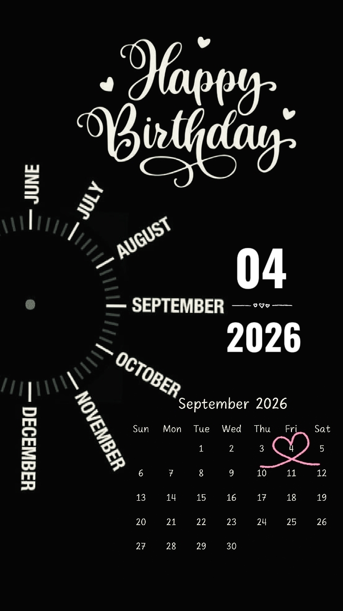 CUMPLEAÑOS 4 DE SEPTIEMBRE