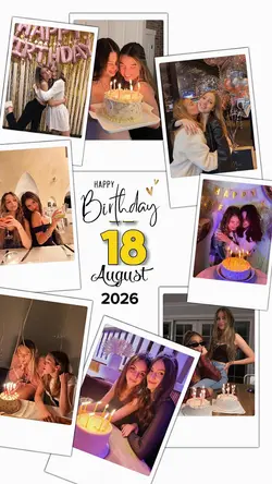 Birthday 18 August