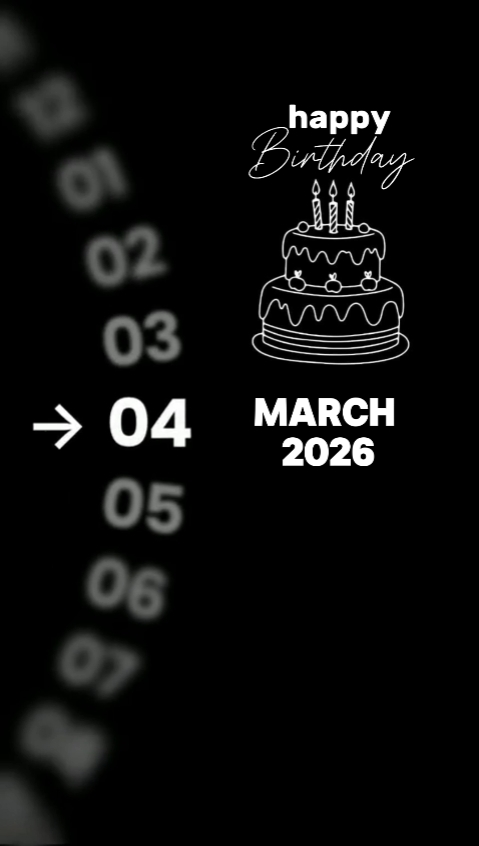 HBD 04 MARCH 