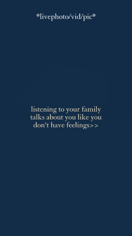 listening to family