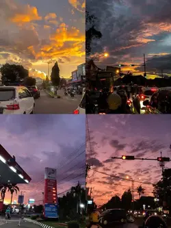 pemandangan sore 