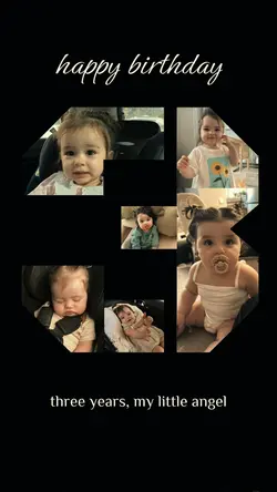 My 3 year old child