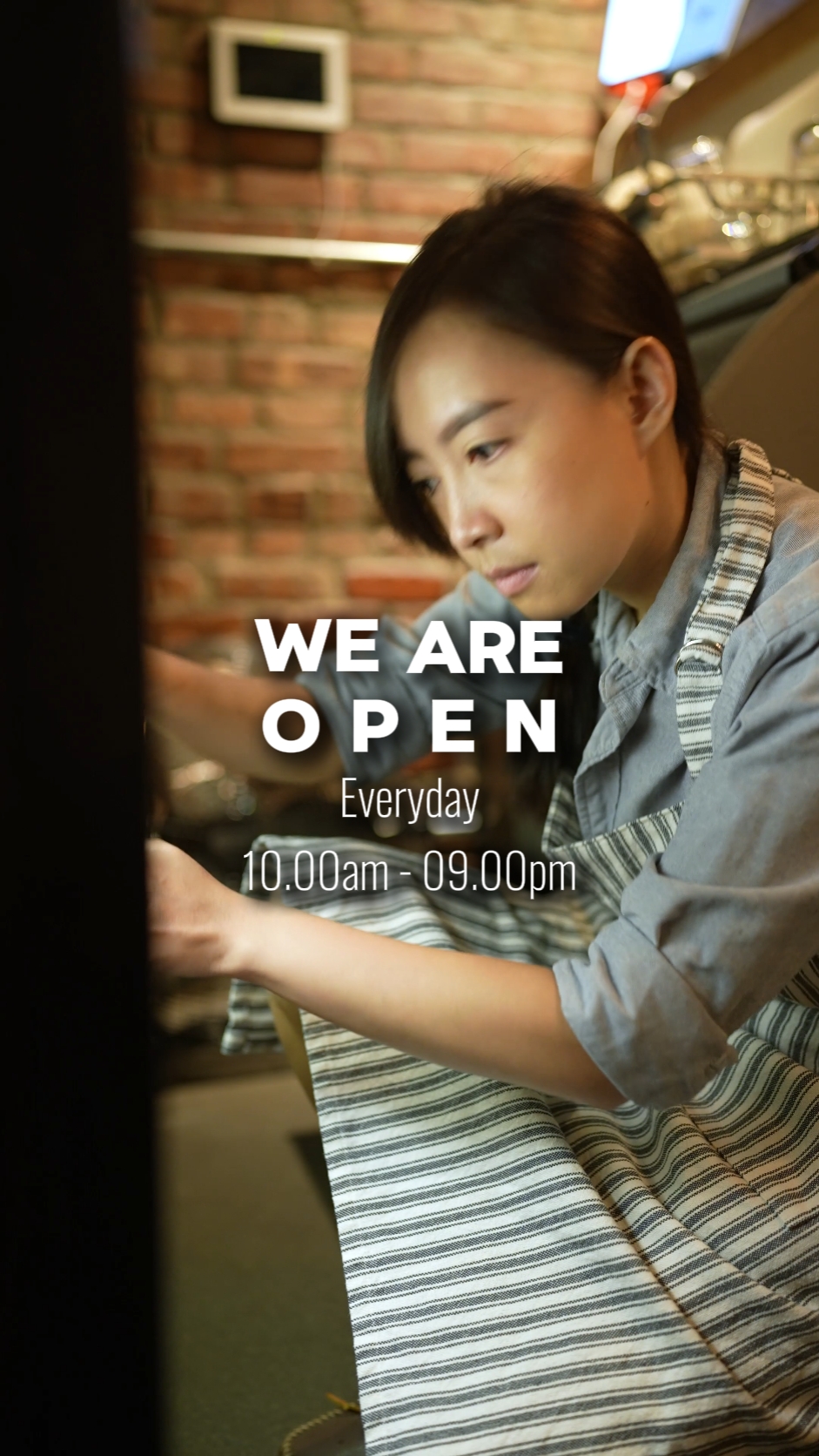 we are open