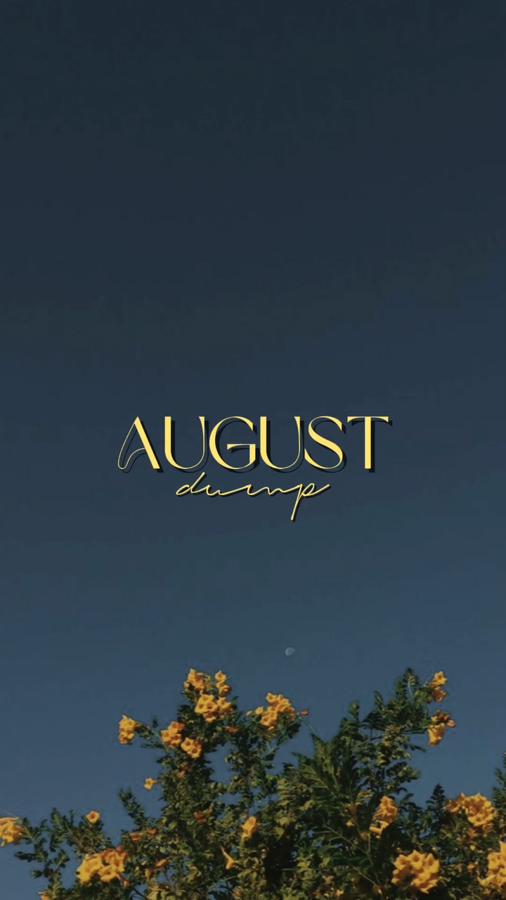August Dump 📸