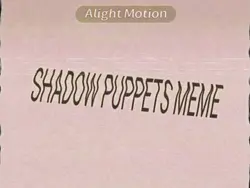 SHADOW PUPPETS TREND