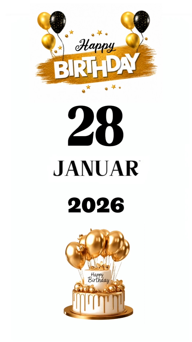 CUMPLEAÑOS 28 DE AGOSTO DE 2026