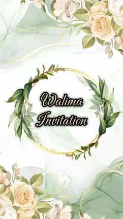 Walima invitation 