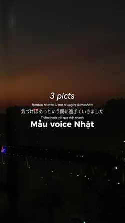 Mẫu voice Nhật
