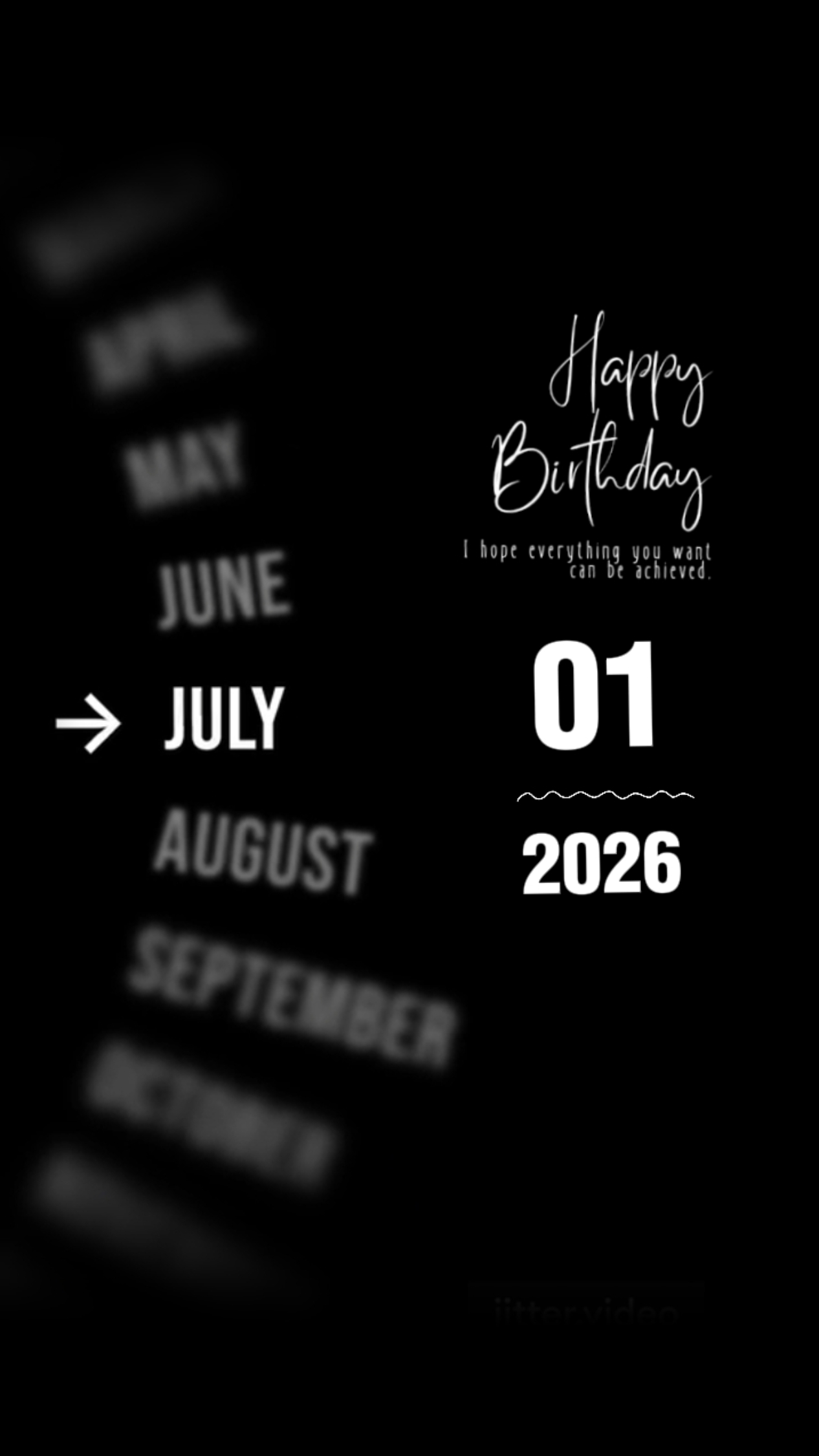 ULANG TAHUN CINTA 1 JULI