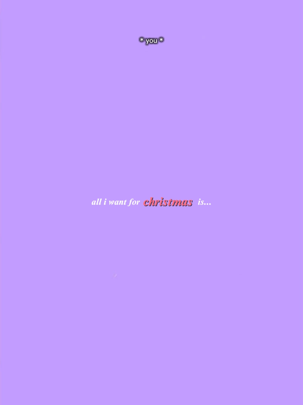 Je veux pour Noël