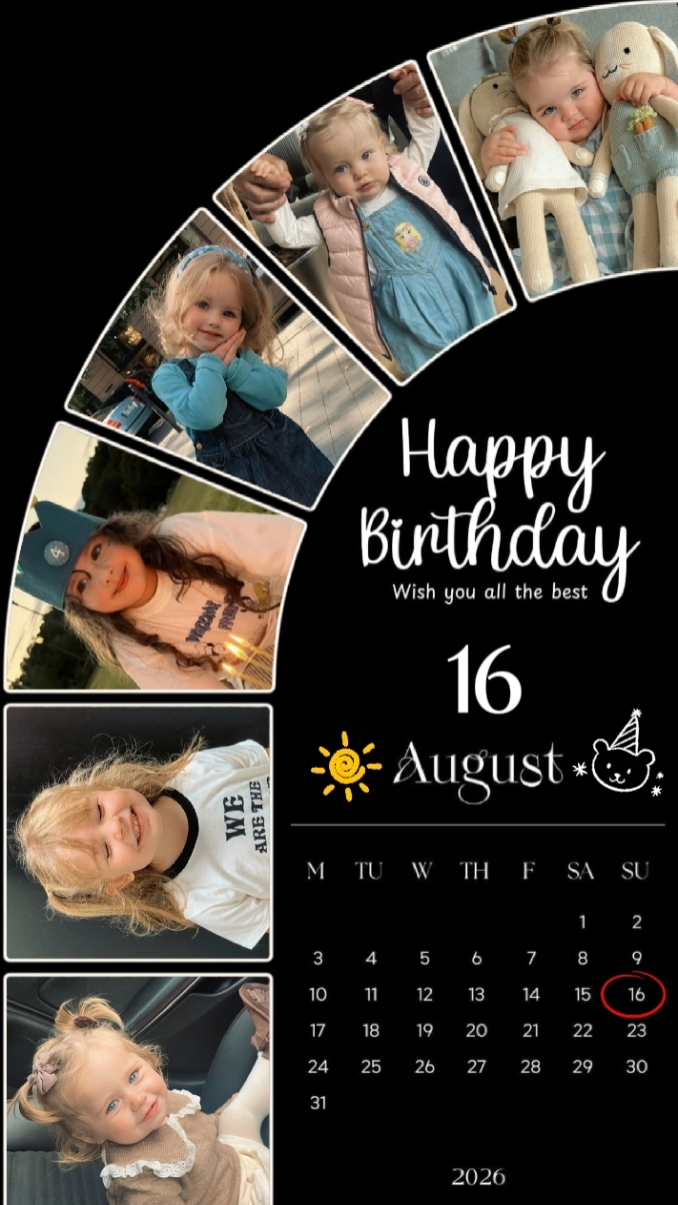 HBD DAUGHTER 16 AUGU
