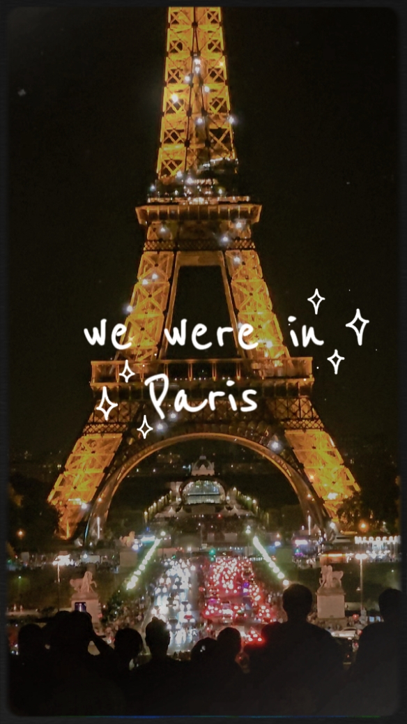 we were in Paris