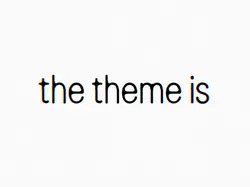 the theme is WHITE