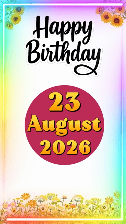 23 Agustus ulang tahun 