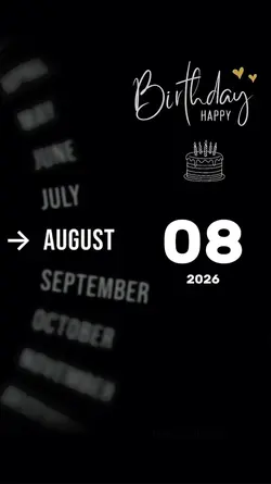 Hbd 08 August 2026 