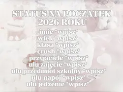 STATUS POCZATKU 2026