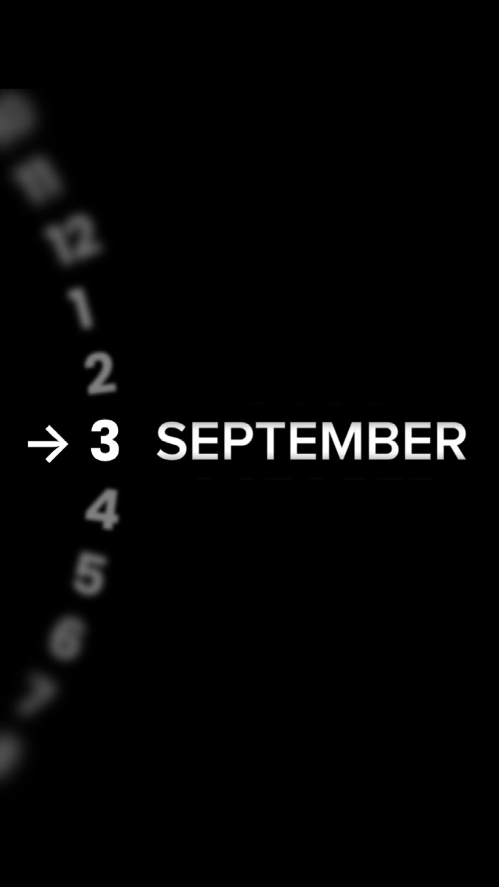 HBD 3 SEPTEMBER 