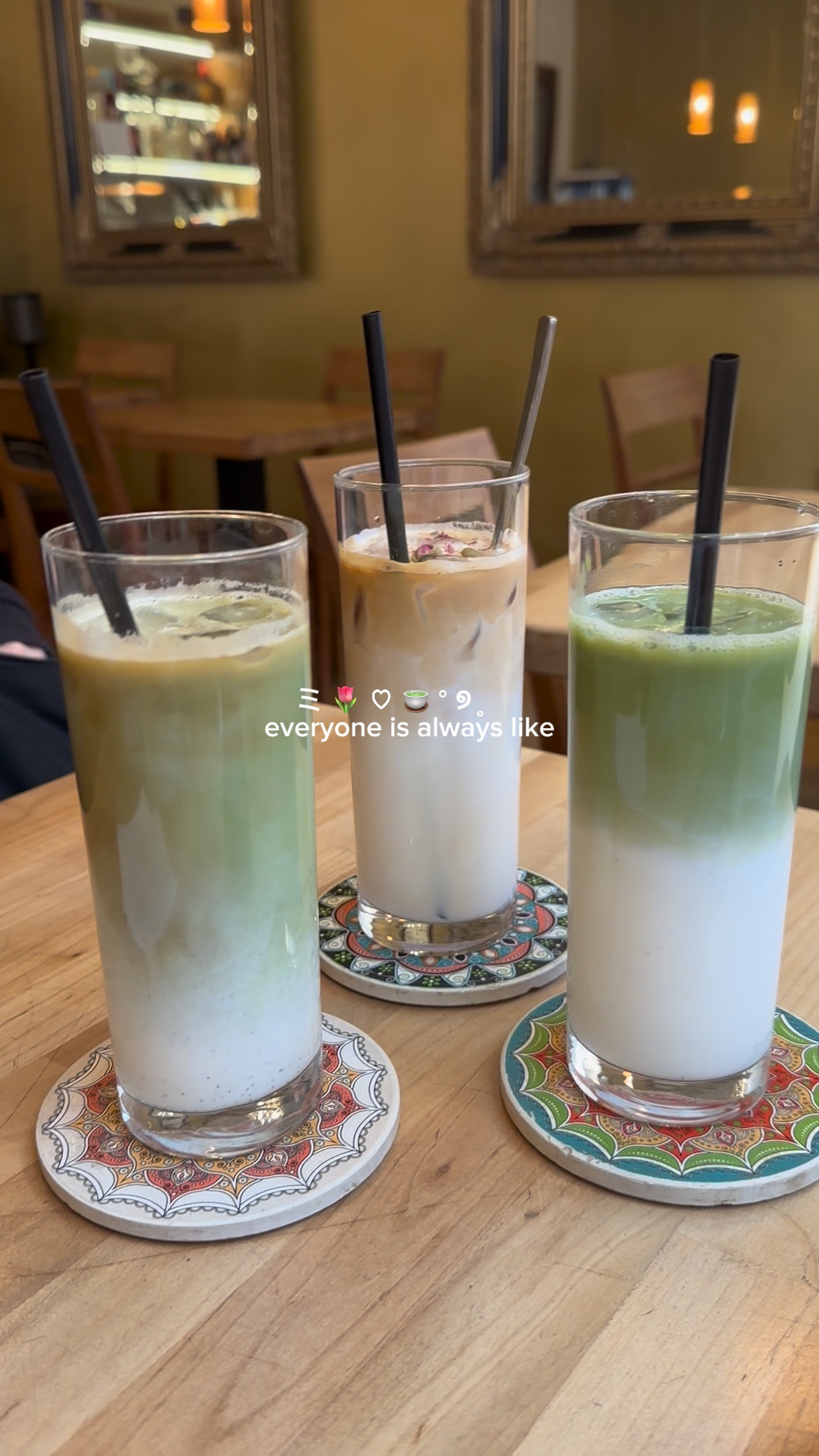 Matcha tastes like..