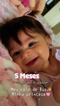 5 mês, minha menina
