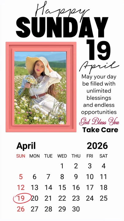 Minggu 19 April