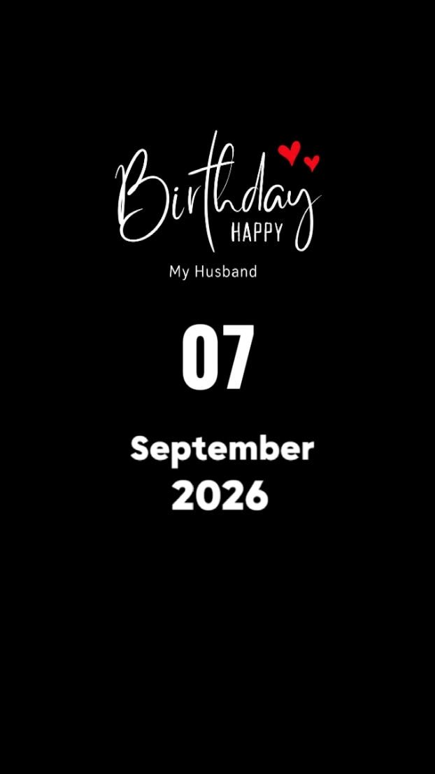 HBD HUSBAND 7 SEPTEM