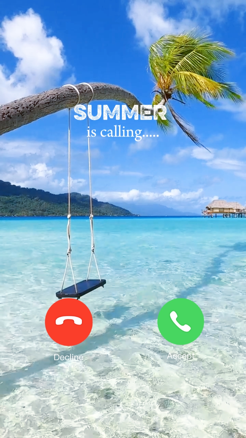 O verão está chamando