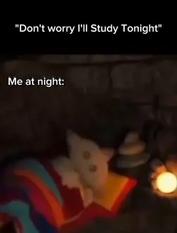 Me studying