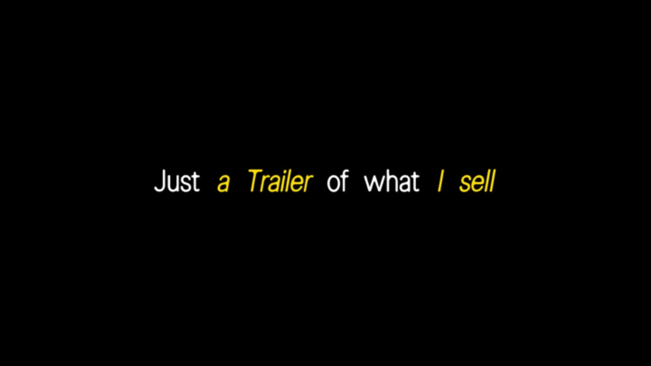 Trailer o que eu vendo