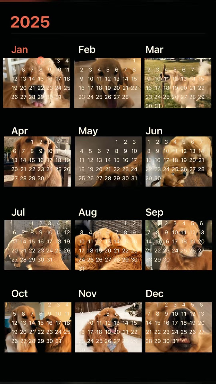 Rekap kalender 2025