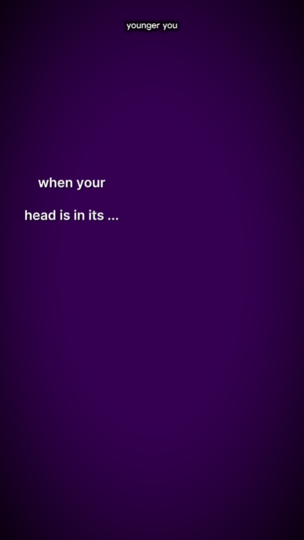 ur head is in mouth 