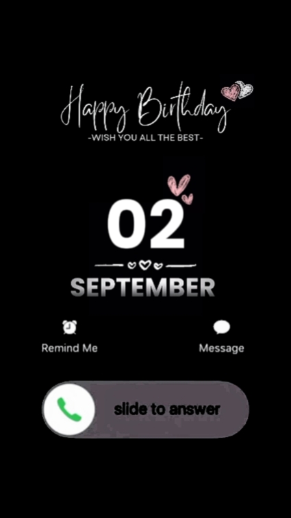 Hbd Love 2 September