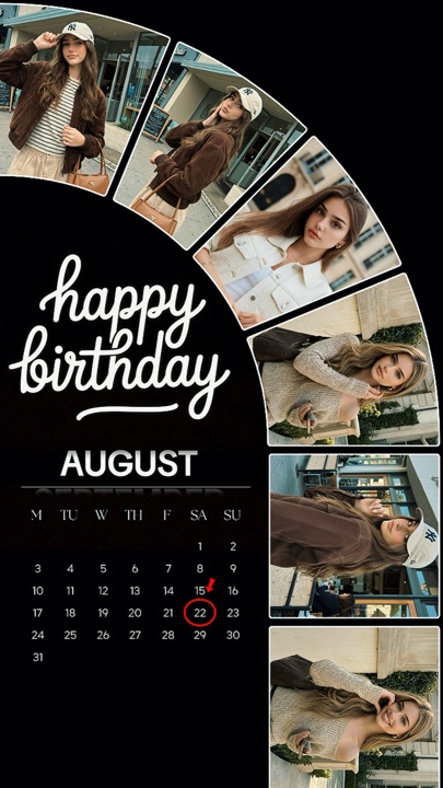 Birthday 22 August