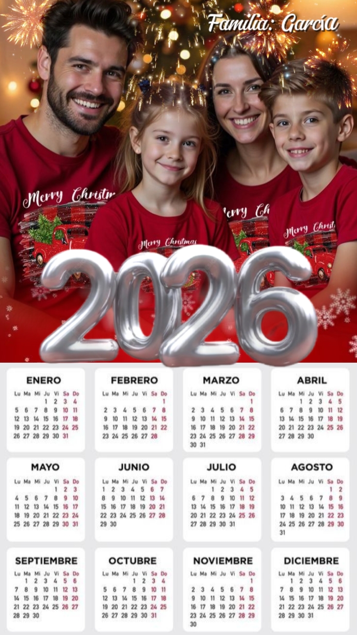 Navidad foto familiar