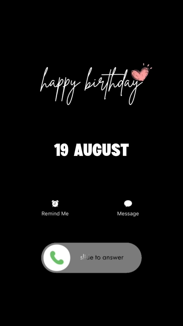 19 august birthday 